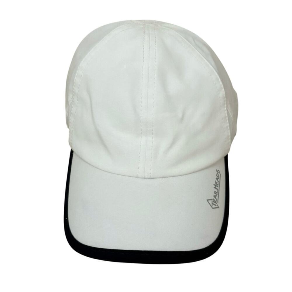 2 Trailheads Women’s Race Day Performance Running Hat Bundle of Adjustable White